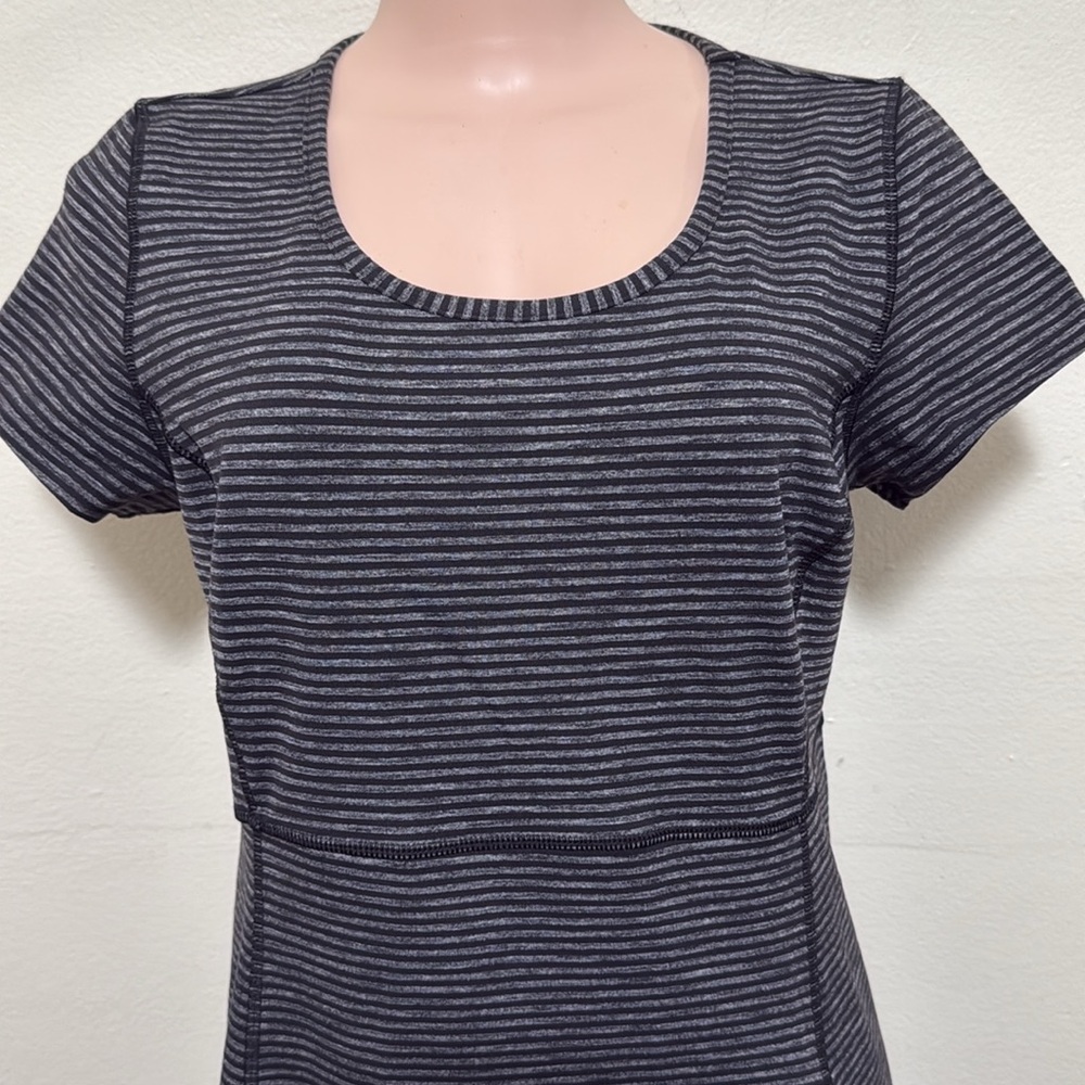 Duluth Trading Co NWT Womens Shirt Dress Size Small Stripes Stretch Pocket - Picture 2 of 8